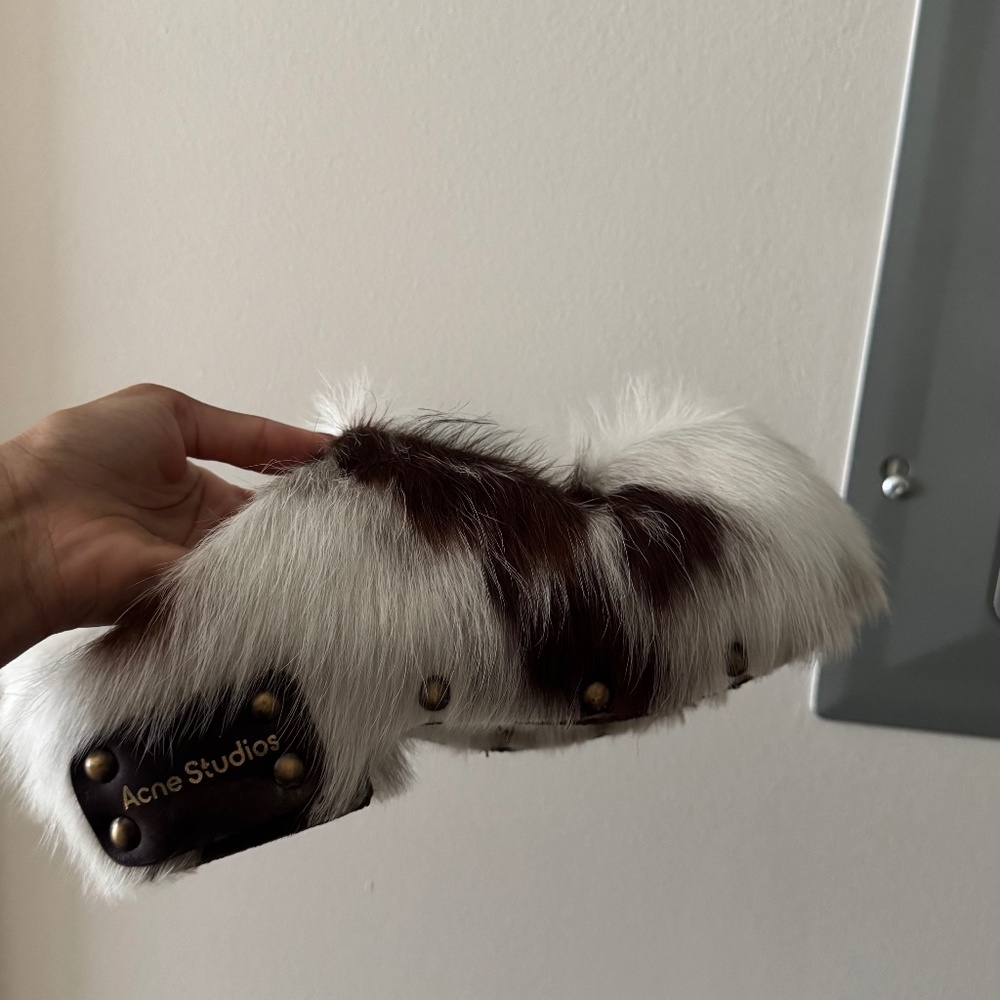 Acne Studios Cowhide Clogs Size 36